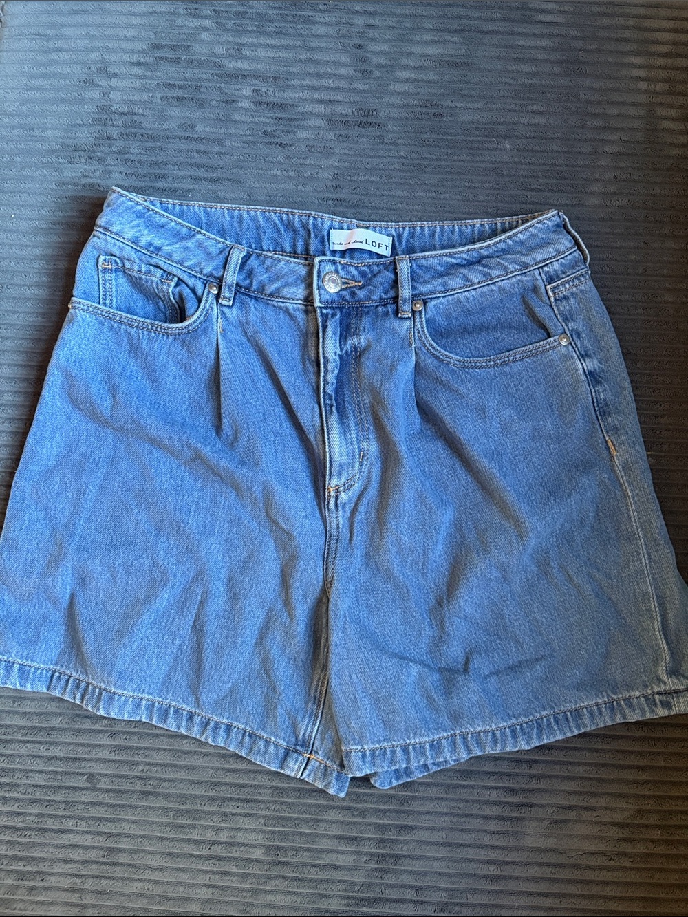 LOFT Medium Blue Denim Jean Shorts